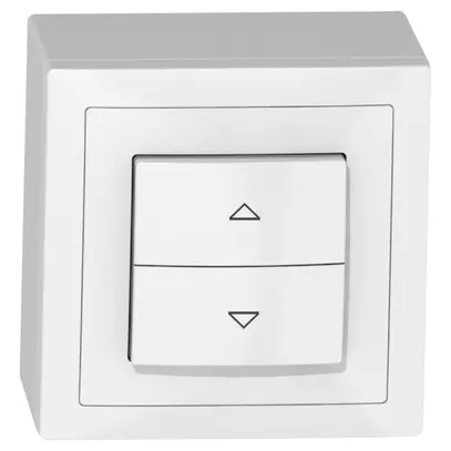 Contact à bascule pour stores AP SIDUS blanc brillant 