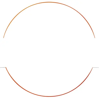 Insert pour prise basico type 23 orange avec bornes enfichables 