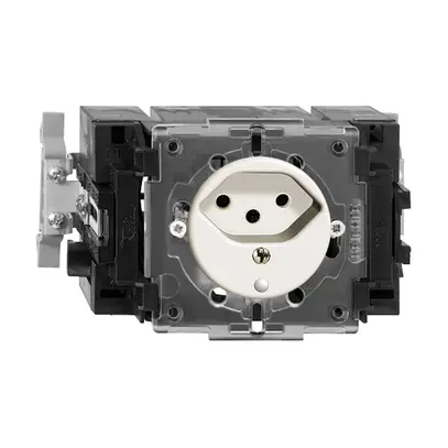Prise INC FH T13 blanc 49…69mm(53mm) Snap avec LED vert 