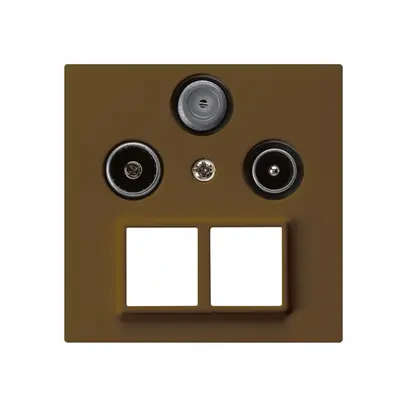 Prise d'antenne ENC R/TV/SAT HMS kallysto A brun 