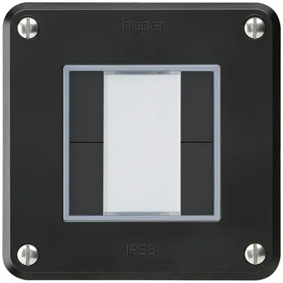 Poussoir ENC robusto C KNX 4× s/e-link noir 