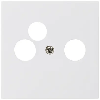 Placca frontale kallysto bianco per R/TV-NET 60×60mm 
