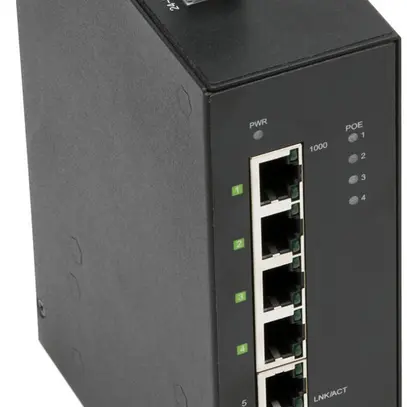 Switch WAGO Eco Switch Industrial 5×1000BASE-T, 2×SFP-1000BASE-SX/LX, avec PoE 
