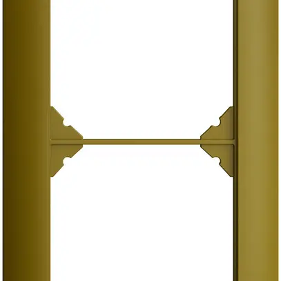 Telaio di copertura EDIZIOdue 1×2 olive 