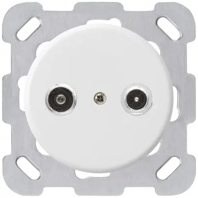 Presa d'antenna INC basico TV-R mont.B 4dB 2GHz bianco 