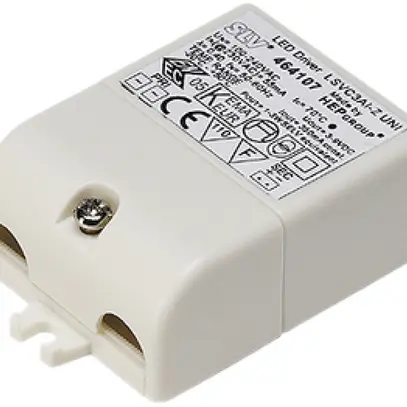 Convertisseur LED SLV 3VA, 350mA avec fiche AMP avec décharge de traction IP20 
