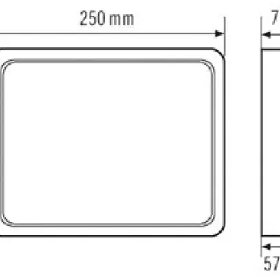 Lampada a muro LED ESYLUX ALVA 3000K 621lm IP65, bianco 
