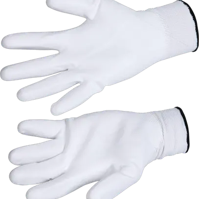 Gants de travail blancs, taille 9 