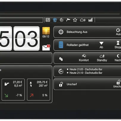 Schermo tattile 16" INS Hager WDI161 Windows7 1366×768 px nero 