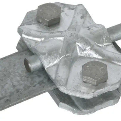 Trennklemme Elvatec/DEHN 2-fach 7…10/30…40mm, Stahl/tauchfeuerverzinkt 