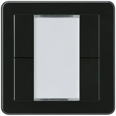 Pulsante Hager basico A KNX quadruplo nero 