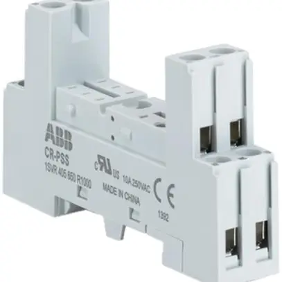 Socle ABB CR-PSS pour relais CR-P 1C ou 2C 