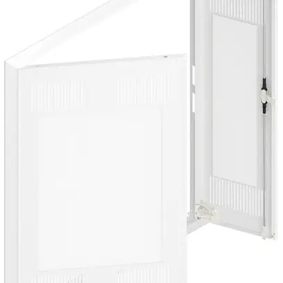 Porta media con cornice SE Pragma bianco per 3parte/6file 
