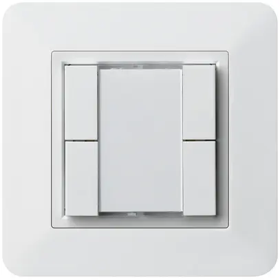 Poussoir multifonction ENC kallysto.trend KNX RF 4× blanc 