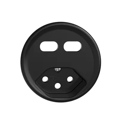Kit di montaggio Feller STANDARDdue per presa USB 2×tipo C + tipo 13 nero 