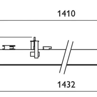 Plafoniera INS LED Philips RC530B 21W 3100lm 4000K DALI bianco 