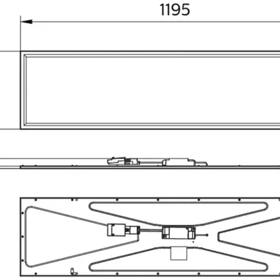 Plafoniera LED INS CoreLine Panel RC133V G4 LED36S/840 WIA W62L62 OC 