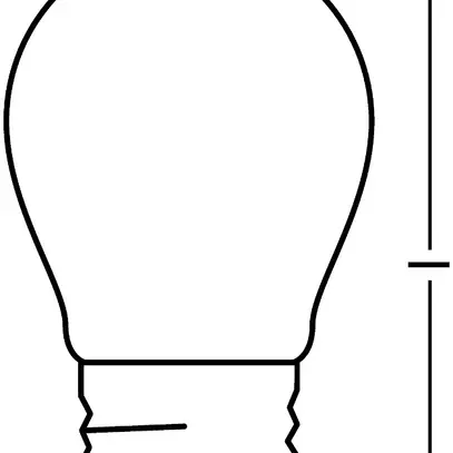 Lampada LED PARATHOM CLASSIC P25 FIL FROSTED DIM E27 2.8W 827 250lm 