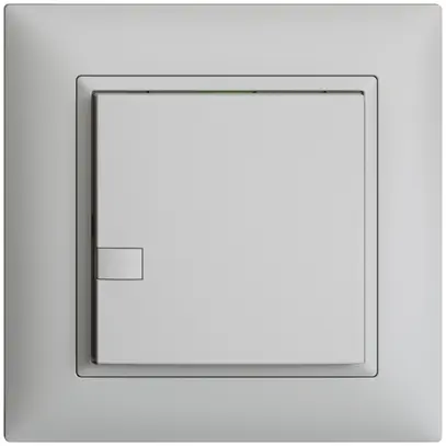 Poussoir ENC KNX 1× EDIZIOdue gris clair RGB sans LED 