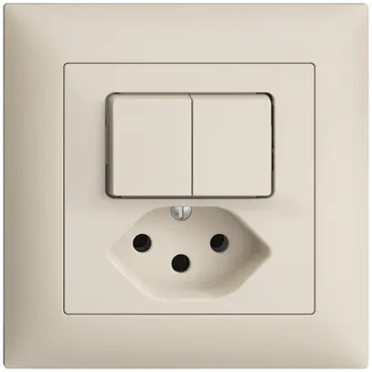 Combinazione INC 1/3+3/1P+T13 EDIZIOdue crema 