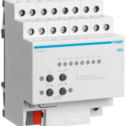Actionneur de ventilo-convecteur KNX double 10A 