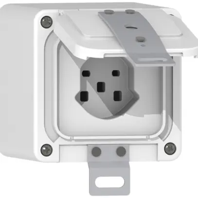 Prise AP SUPRA NAP T25 blanc verrouillable 
