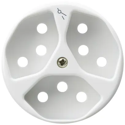 Disque frontal 3×type 13/1S blanc basico 