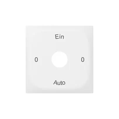Frontrahmen SIDUS mit Gravur weiss 