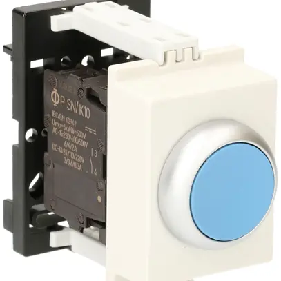 Pulsante AMD K&N, 1Ch/1R 6A, 2UM, calotta blu 