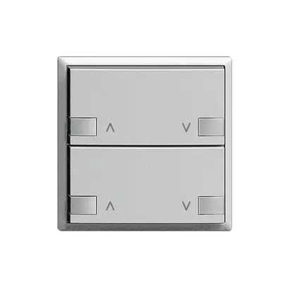 Tasto INC ZEP mot. 2c/2t staz.centr/sec. EDIZIOdue silver 