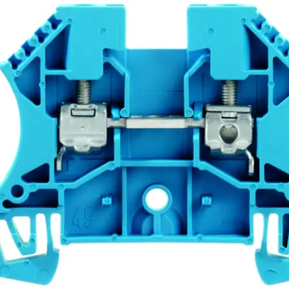 Morsetto di passaggio Weidmüller WDU connessione a vite 4mm² TS35 blu 