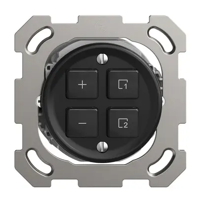 Stazione secondaria per dimmer INC 1c/4t scena WLAN Sdue Wiser nero 