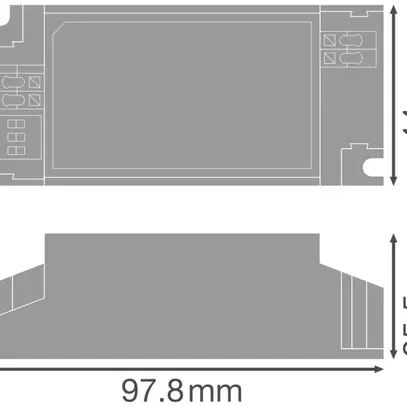 Convertisseur LED LEDVANCE DR DS-P 3…21W 20…42V 500mA ON/OFF 