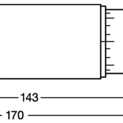 Lampada LED DULUX D/E LED HF G24q-3 10W 230V 830 990lm 200mm 