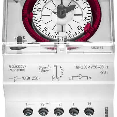 Timer AMD ELBRO talento 211 SK 1-0-Timer 110…230V 24h 15min 16A 