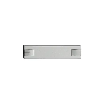 Touche 1/4 KNX/électron.a.LED EDIZIOdue commande à 2-touches silver 