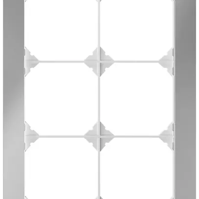 En-tête ENC EDIZIO.liv prestige SNAPFIX® 3×2 214×154mm acier chromé poli 