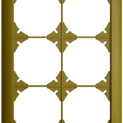 Telaio di copertura EDIZIOdue 2×3 olive 
