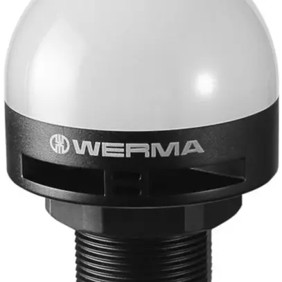 Lampe signalétique INC WERMA, permanent/vibreur, 10…30VDC, fiche M12 5P 