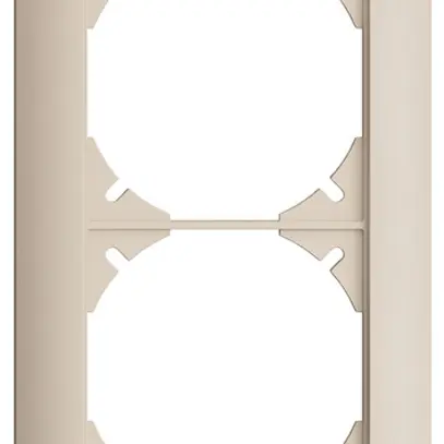 UP-Kopfzeile EDIZIOdue SNAPFIX® 4×1 vertikal 88×268mm crema 