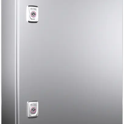 Kompakt-Schaltschrank Rittal AX, 1-türig, IP66, 400×500×210mm, Edelstahl V2A 