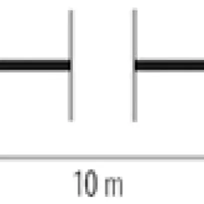 Câble de connexion ESYLUX SmartDriver-2 RJ11, 10m, 8×blanc 