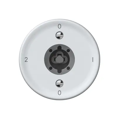 Interruttore a chiave origin commutatore 2/1L 16A 250V 0-1-0-2 60×60mm bianco 