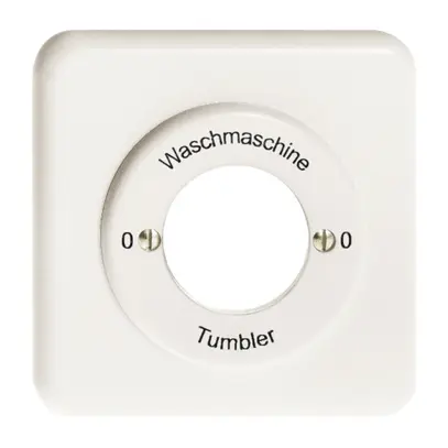 Kit front. 0-Waschmaschine-0-Tumbler pour interr.rot.à clé blanc 