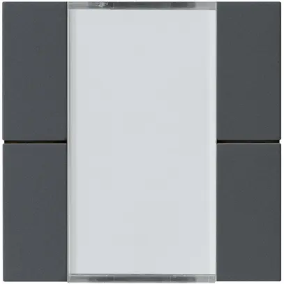 Kit frontale Hager kallysto 4×KNX systemlink/easylink antracite 