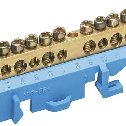 Barrette à bornes neutre Hager 6×16/7×10mm² 