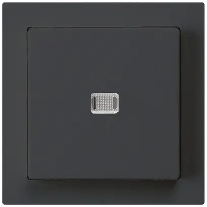 Interruttore pulsante luminoso INC kallysto 6/1P nero 