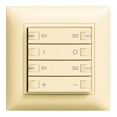 Variatore INC ZEP 2c/4t st. c/sec.scena ON-OFF EDIZIOdue vanille 
