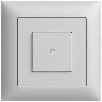 Pulsante scena INC 1 scena/1T Edue Wiser grigio chiaro 