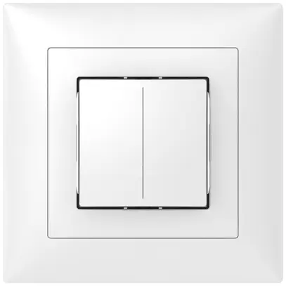 Sensore pulsante INC ABB Sidus KNX Basic tipo-B, 1/2, bianco lucido 